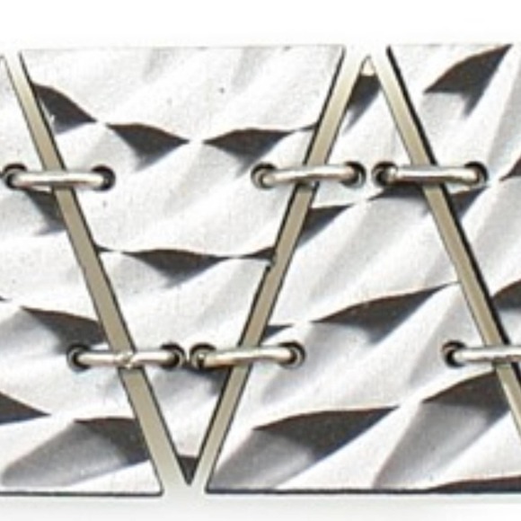 Black and White Abstract Bracelet - Picture 2 of 2